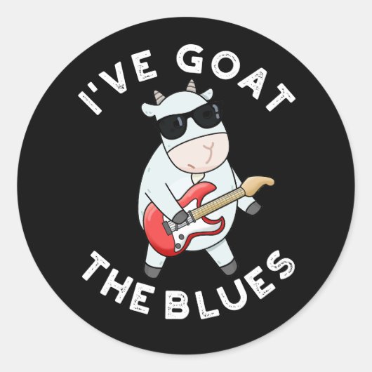 ブルースアニマルおもしろいドーンBG ラウンドシール (正面)