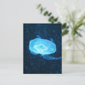 ブルースイミングクラゲ ポストカード (スタンド正面)