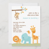 ブルースイートサファリ招待状 招待状 (正面)