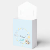 ブルースイートテディベアon the Moon男の赤ちゃんシャワー フェイバーボックス (オープン)