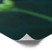 ブルースイートピーフラワーポスター ポスター (角)