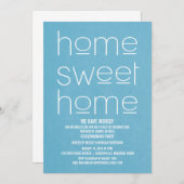 ブルースウィモダンートホーム引っ越し祝いパーティーパーティー 招待状 (正面/裏面)