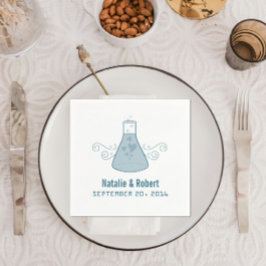 ブルースウィートケミストリー紙ナプキンス スタンダードカクテルナプキン