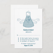 ブルースウィート化学応答カード 出欠カード (正面/裏面)