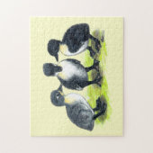 ブルースウェディッシュダックlings ジグソーパズル (縦)