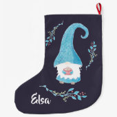 ブルースウェーデン格言保持熱ココアストッキング ラージクリスマスストッキング (裏面)