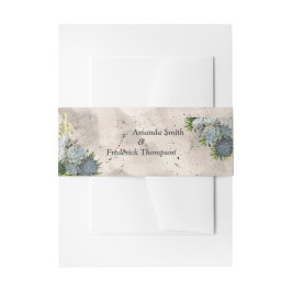 ブルースエンベロー淡い色のプバンドのヒュース 招待状ベリーバンド