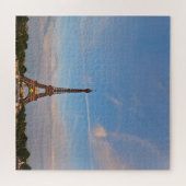 ブルースカイとエッフェルタワー – 20x20 - 676個。 ジグソーパズル (横)