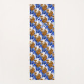 ブルースカイとクラウド抽象芸術アーパーソナライズされたト ヨガマット (正面)