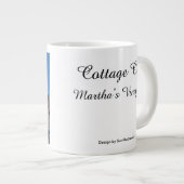 ブルースカイとジンジャーブレッド – Martha's Vineyard ジャンボコーヒーマグカップ (正面右)