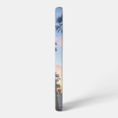 ブルースカイとピンクの雲オーシャンサイドカリフォルニア SAMSUNG GALAXYケース (左側面)