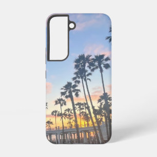 ブルースカイとピンクの雲オーシャンサイドカリフォルニア SAMSUNG GALAXY S22ケース