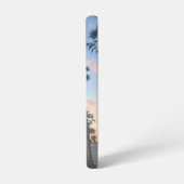 ブルースカイとピンクの雲オーシャンサイドカリフォルニア SAMSUNG GALAXYケース (左側面)