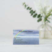 ブルースカイとレインボー 名刺 (スタンド正面)