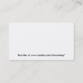 ブルースカイとレインボー 名刺 (裏面)