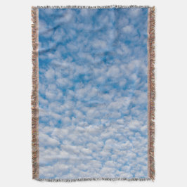 ブルースカイのバブルクラウド自然写真Mammatus スローブランケット