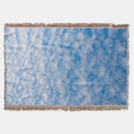 ブルースカイのバブルクラウド自然写真Mammatus スローブランケット