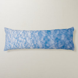 ブルースカイのバブルクラウド自然写真Mammatus ボディピロー