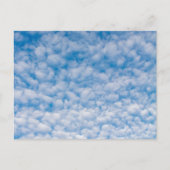 ブルースカイのバブルクラウド自然写真Mammatus ポストカード (正面)