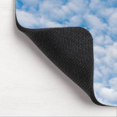 ブルースカイのバブルクラウド自然写真Mammatus マウスパッド (コーナー)