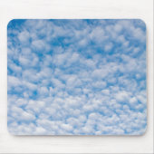 ブルースカイのバブルクラウド自然写真Mammatus マウスパッド (正面)