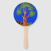 ブルースカイの下:アカシアツリーコレクション ハンドファン (正面)