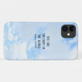 ブルースカイの写真あなたはライトバイブルの聖句である Case-Mate iPhoneケース (裏面(横))