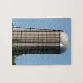 ブルースカイの農村ファームサイロ ジグソーパズル (横)