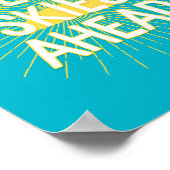 ブルースカイアヘッドやる気を起こさせるタイポグラフィ引用文 ポスター (角)