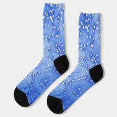 ブルースカイアートソックスのスター ソックス (左)