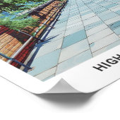 ブルースカイインハイパークニューヨークUSAヴィンテージトラベル ポスター (角)