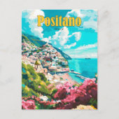 ブルースカイインポジターノイタリアヴィンテージトラベル ポストカード (正面)