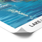 ブルースカイインレイクルーツェルヌスイストラベル ポスター (角)