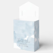 ブルースカイウォーターカラーブライダルシャワー フェイバーボックス (オープン)