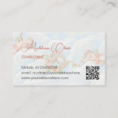 ブルースカイエンジェルクラウドQRコード 名刺 (裏面)