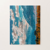 ブルースカイオーバーマウンテンジグソーパズル ジグソーパズル (縦)