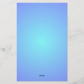 ブルースカイカラーグラデーションアクアブルースひな形 便箋 (裏面)
