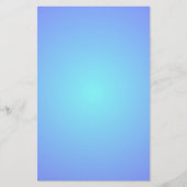 ブルースカイカラーグラデーションアクアブルースひな形 便箋 (正面)