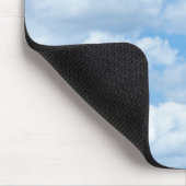 ブルースカイクラウドバックグラウンドスカイ天国デザイン マウスパッド (コーナー)