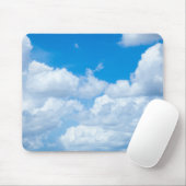 ブルースカイクラウドバックグラウンドスカイ天国デザイン マウスパッド (マウス)