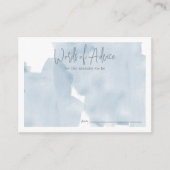 ブルースカイクラウド9ベビーシャワーアドバイス エンクロージャーカード (正面)