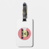 ブルースカイコロラド山 ラゲッジタグ (裏面縦)