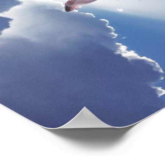 ブルースカイサンライトシーグルス感動的引用文 ポスター (角)