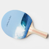 ブルースカイシーウェーブチューブサーフィンスポットロンボックアイランド 卓球ラケット (横)