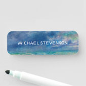 ブルースカイシーユニーク抽象芸術シモダンック 名札 (インサイチュ)