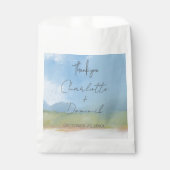 ブルースカイス色彩の鮮やかランドスケープモダンはありがとう フェイバーバッグ (正面)