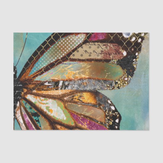 ブルースカイズバタフライティッシュペーパー 薄葉紙 (正面)