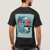 ブルースカイズ&ジェッツアドベンチャーメンズシャツ Tシャツ (裏面)