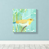 ブルースカイソンバード キャンバスプリント (インサイチュ (ウッドフロア))