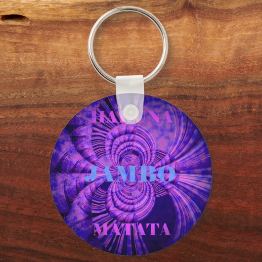 ブルースカイハクナマタタケニヤキリン織アートC キーホルダー (正面)